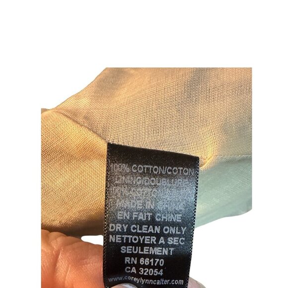 Anthropologie Corey Lynn Calter Strapless Painted Stripe Dress Size 4, EUC - Picture 6 of 6